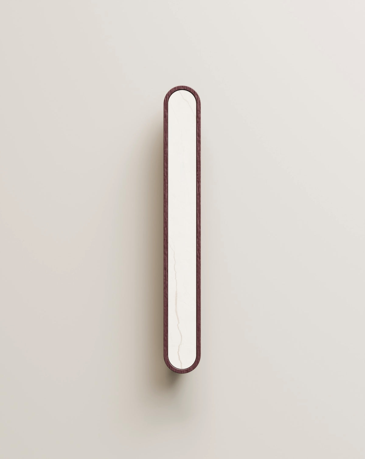Uchwyt meblowy RODE L The TOP – Silver Root White / Crimson Red